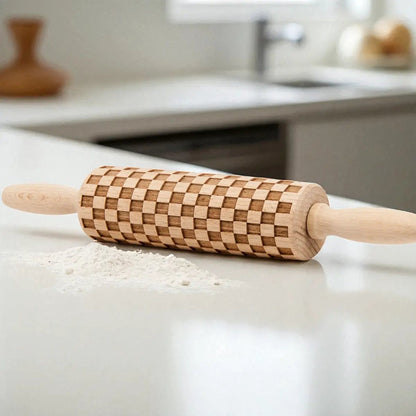Courtly Checkered Rolling Pins and Diamond Style