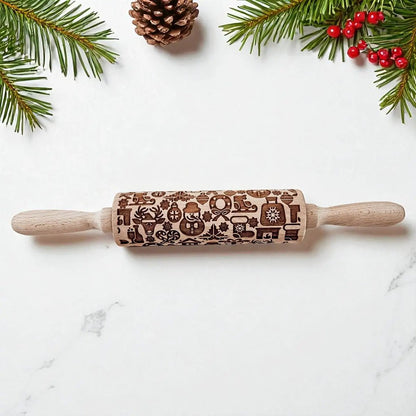Christmas Rolling Pin Set In 10 Styles Varieties