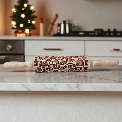 Christmas Rolling Pin Set In 10 Styles Varieties