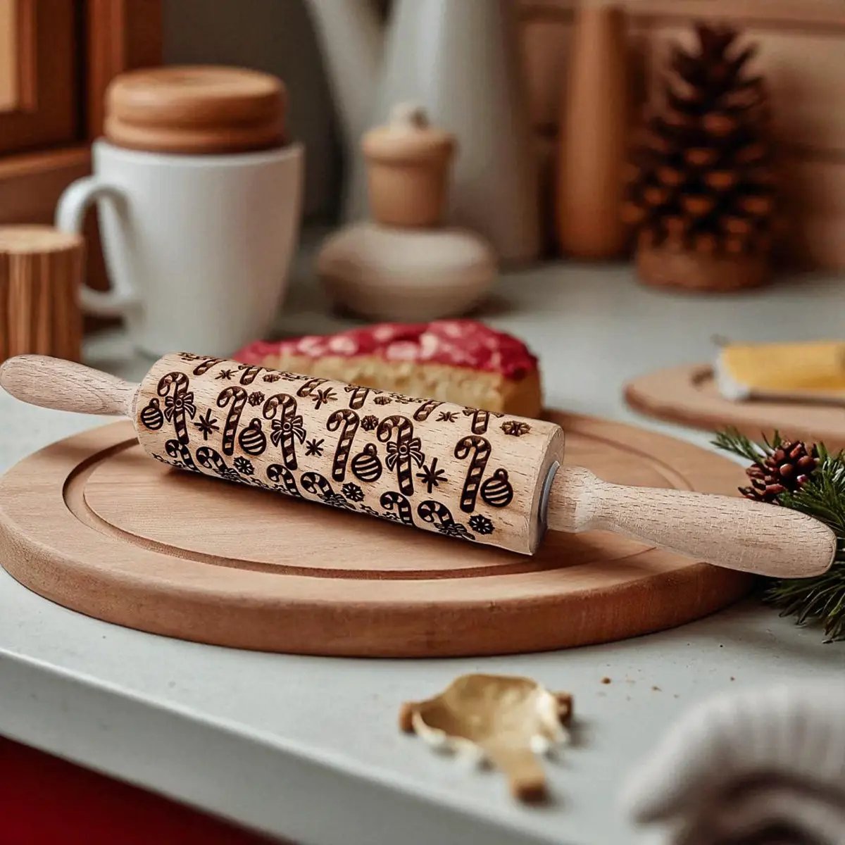 Christmas Rolling Pin Set In 10 Styles Varieties