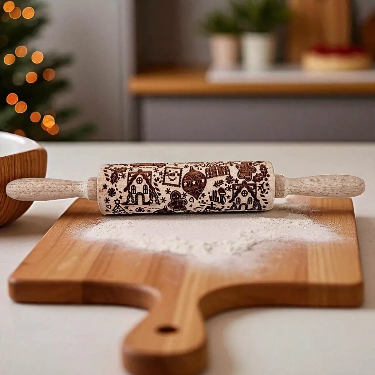 Christmas Rolling Pin Set In 10 Styles Varieties