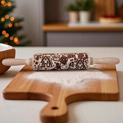 Christmas Rolling Pin Set In 10 Styles Varieties
