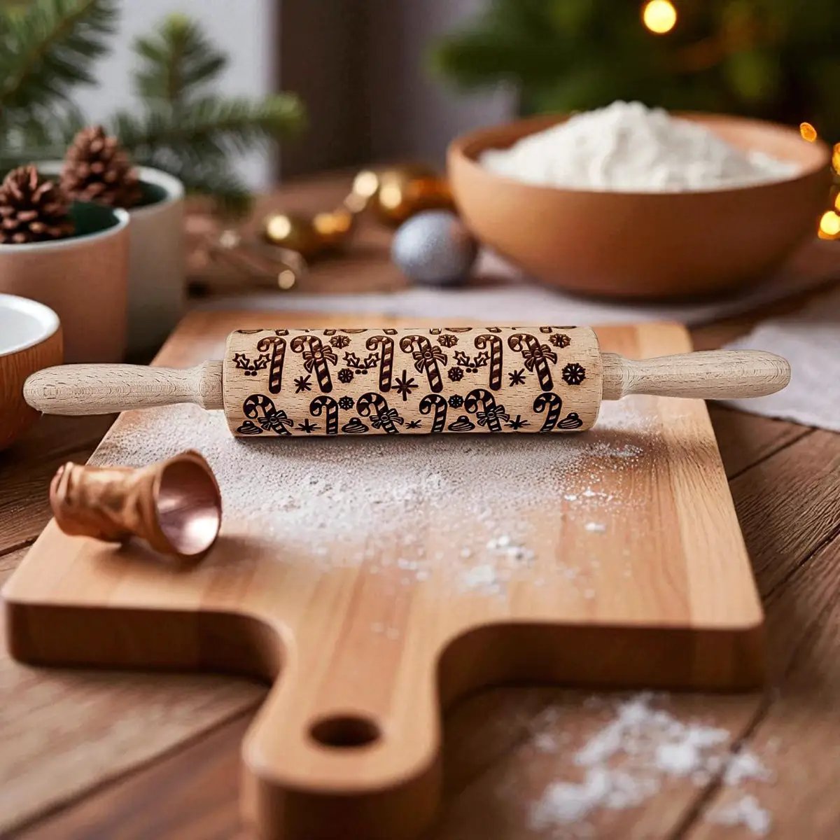 Christmas Rolling Pin Set In 10 Styles Varieties