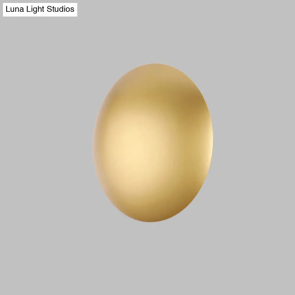 Lámpara de pared LED blanca/dorada con iluminación cálida/blanca - Perfecta para dormitorios modernos