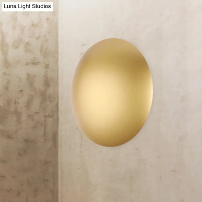 Lámpara de pared LED blanca/dorada con iluminación cálida/blanca - Perfecta para dormitorios modernos