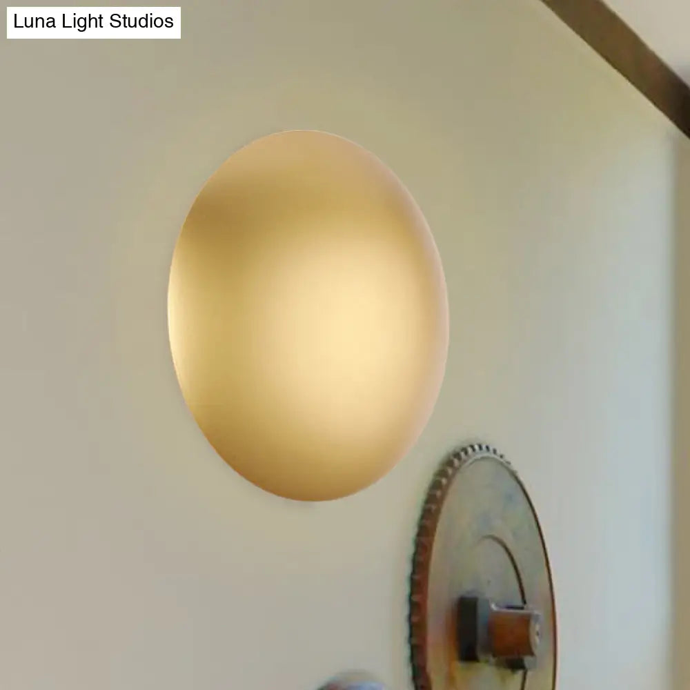 Lámpara de pared LED blanca/dorada con iluminación cálida/blanca - Perfecta para dormitorios modernos