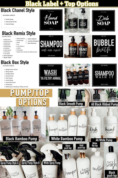 16oz Plastic Cleaning Bottles With Spray Pump