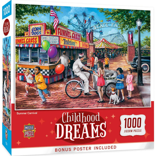 Childhood Dreams - Summer Carnival 1000 Piece Puzzle - Tampa Home & Garden Store