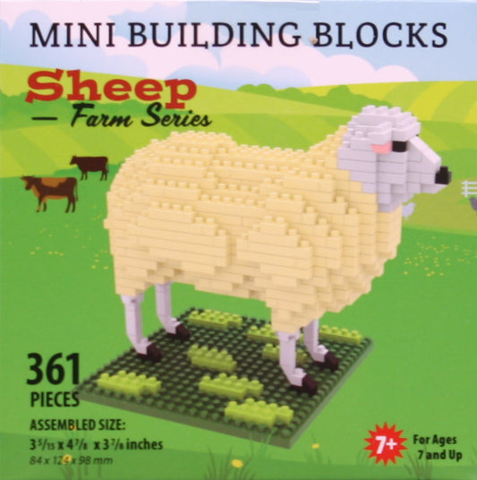 Minibloques de construcción - Serie Granja - Ovejas