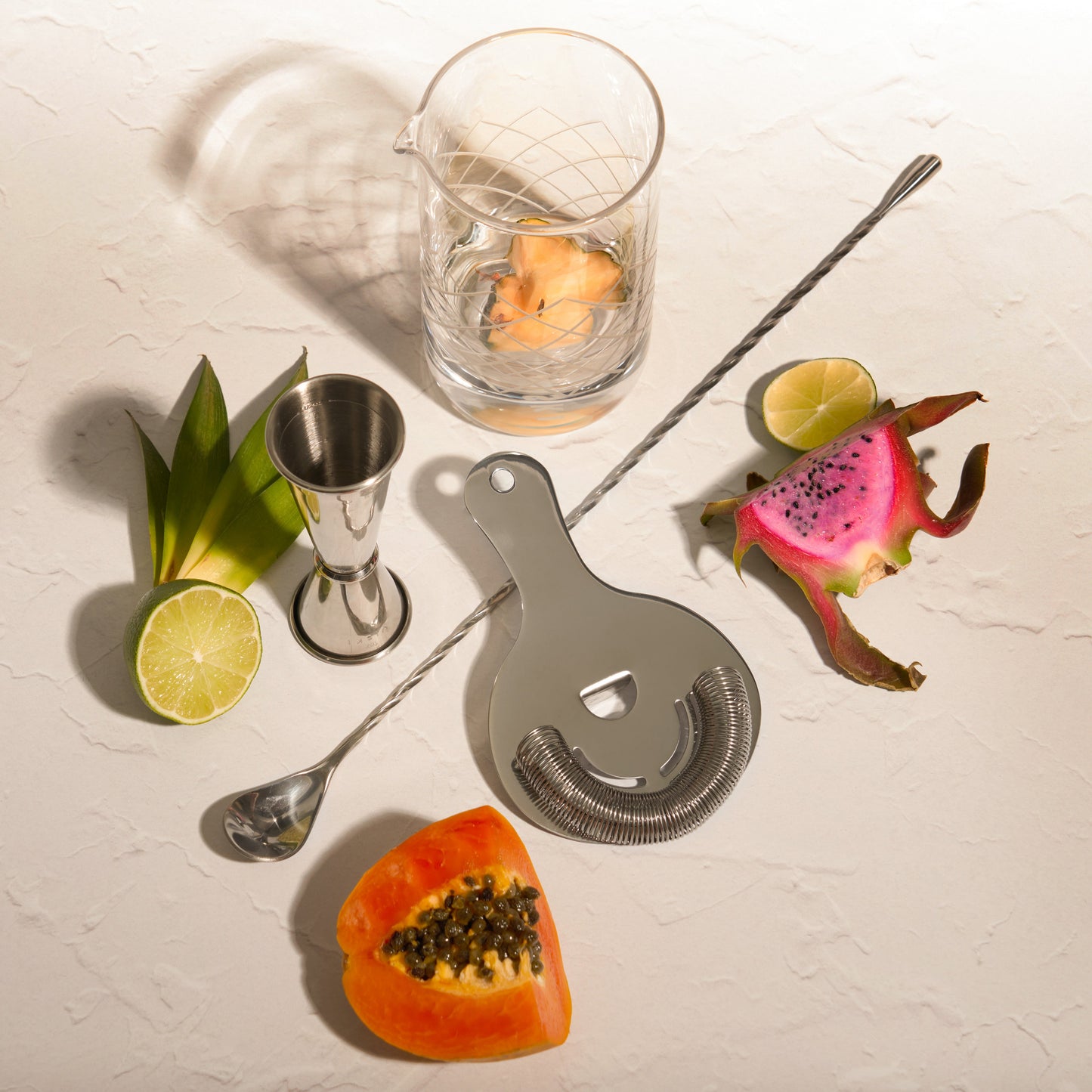 Harrison Barware Set With Glass And Jigger Kit