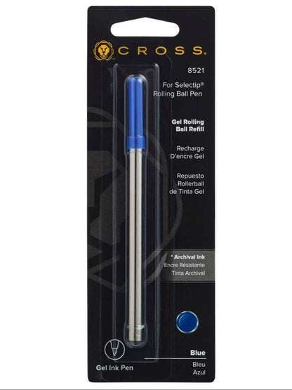 Selectip Gel Rollerball Pen Refill blue medium point single pack by A.T. Cross on Tampa Home & Garden Store