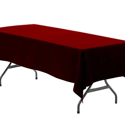 Nappe rectangulaire bordeaux