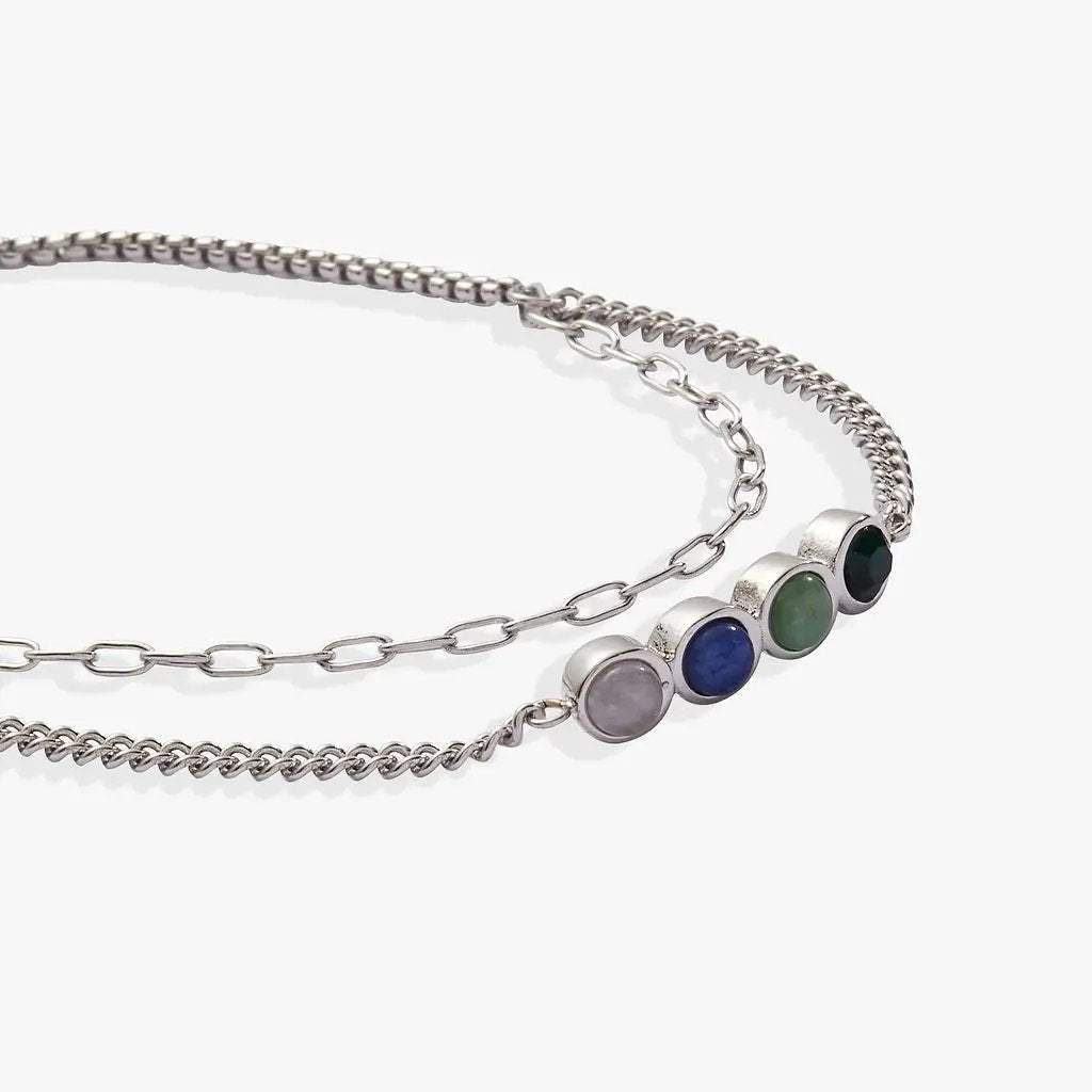 Bracelet, Alex and Ani Wife Hidden Message Acrostic Bolo with five colored stones on Tampa Home & Garden Store