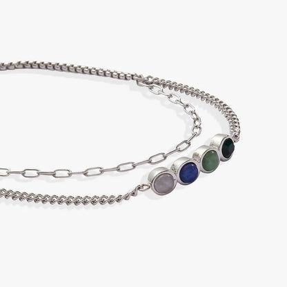 Bracelet, Alex and Ani Wife Hidden Message Acrostic Bolo with five colored stones on Tampa Home & Garden Store