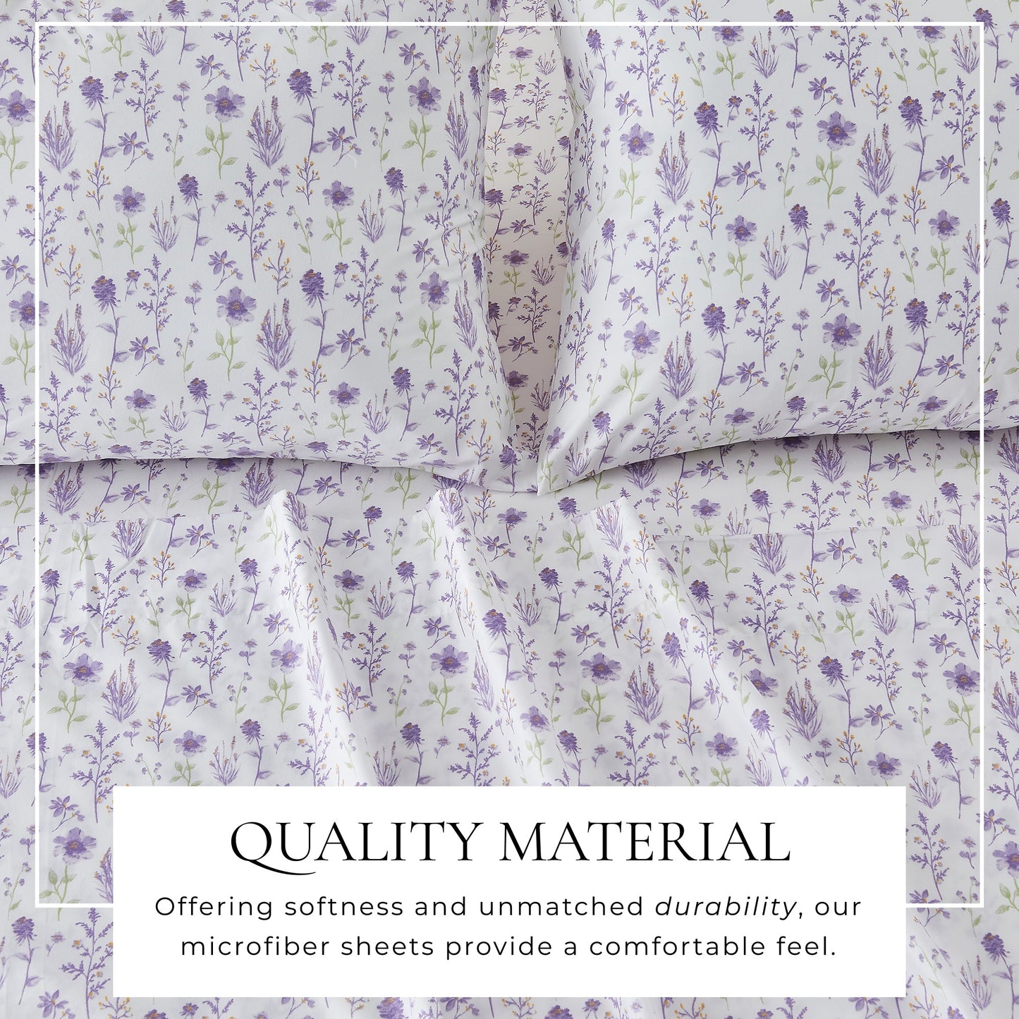Watercolor Floral Sheet Set and a Pillowcase