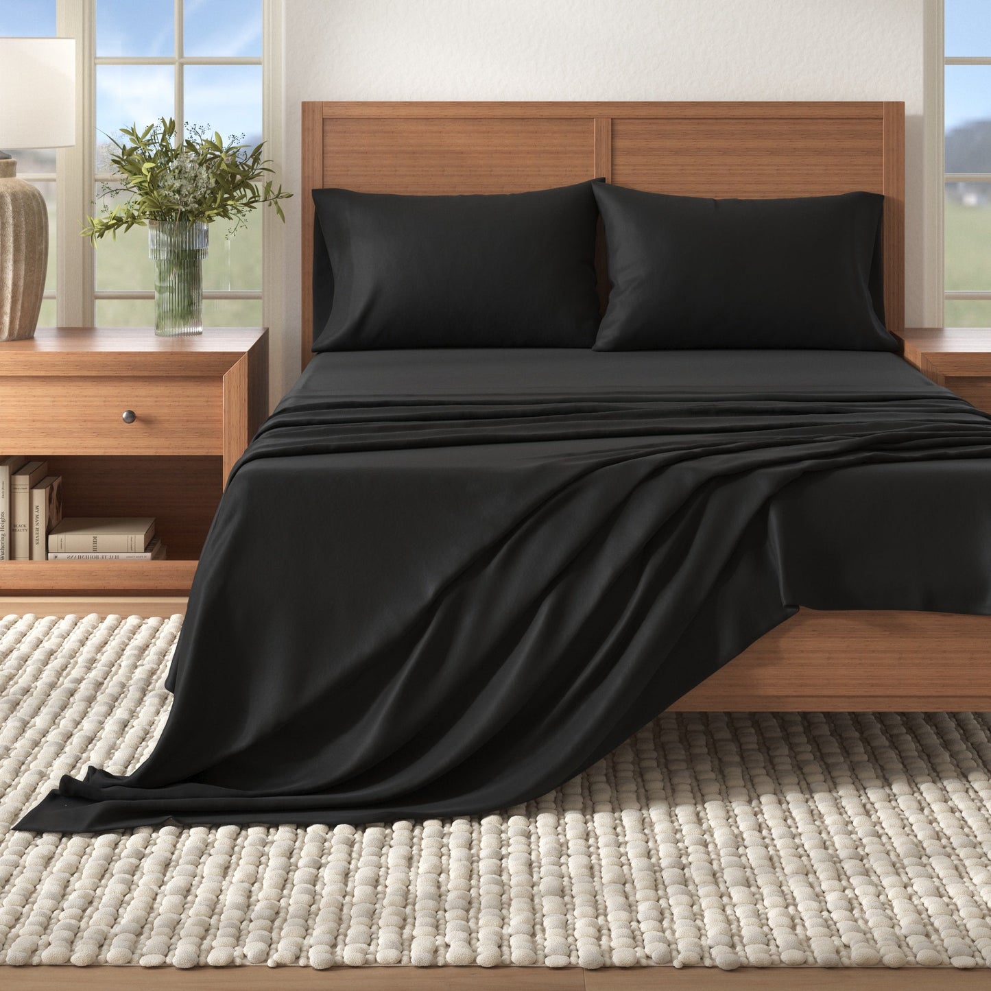 Soft and Natural Cotton Flannel Sheet Set