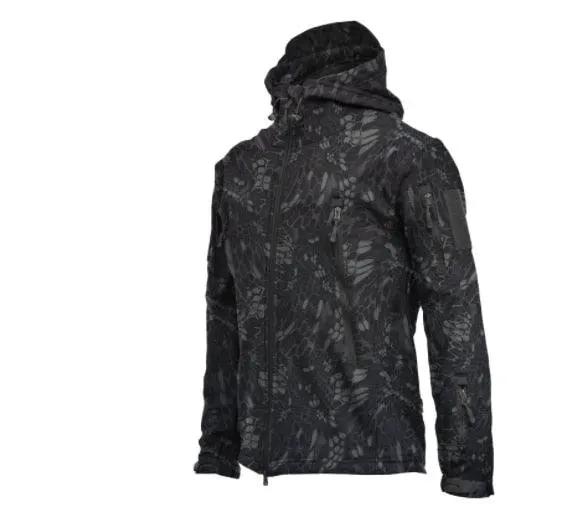 Winter Camouflage Jacket For Men Waterproof Hood