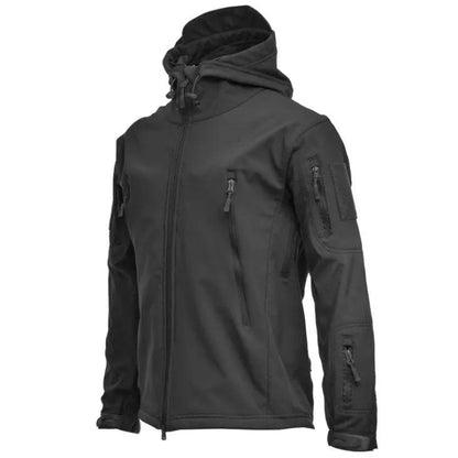 Winter Camouflage Jacket For Men Waterproof Hood