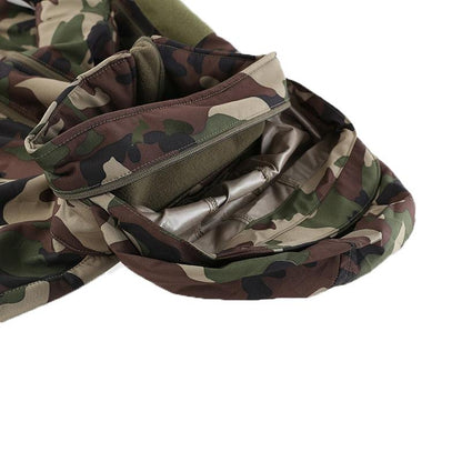 Winter fleece jacket men camouflage coat, hooded, Stevvex sport jacket for outdoor hiking on Tampa Home & Garden Store