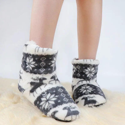Women's Winter Fur Slipper Boots with Memory Foam