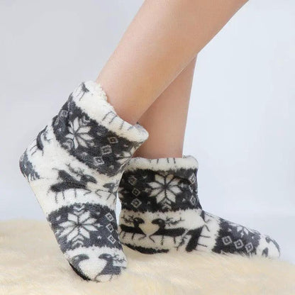 Women's Winter Fur Slipper Boots with Memory Foam