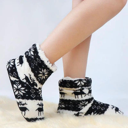 Women's Winter Fur Slipper Boots with Memory Foam