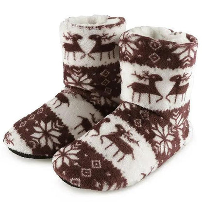 Women's Winter Fur Slipper Boots with Memory Foam