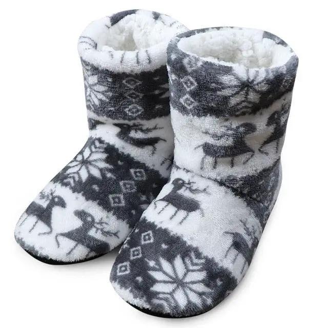 Women's Winter Fur Slipper Boots with Memory Foam