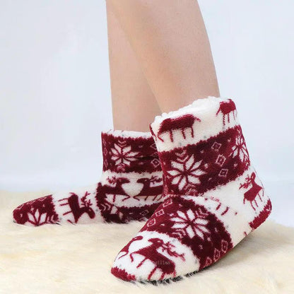 Women's Winter Fur Slipper Boots with Memory Foam