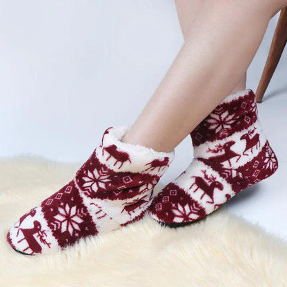 Women's Winter Fur Slipper Boots with Memory Foam