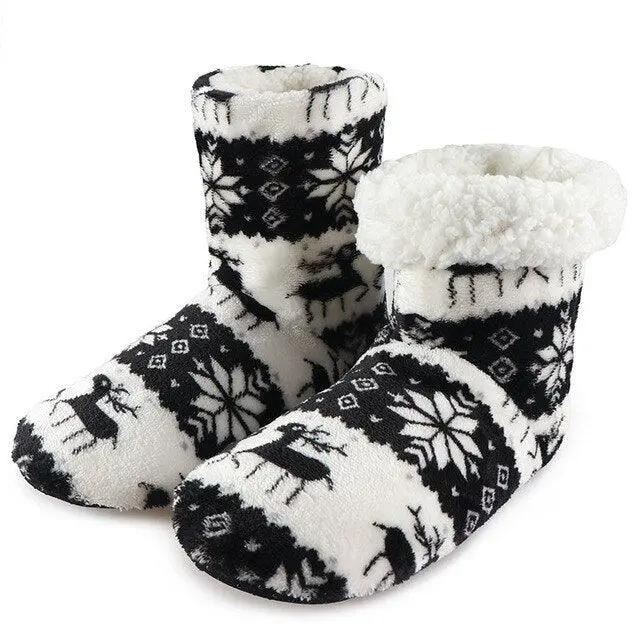 Women's Winter Fur Slipper Boots with Memory Foam
