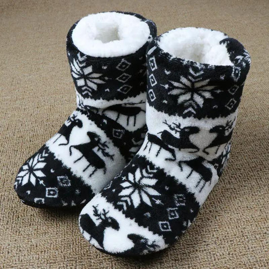 Women's Winter Fur Slipper Boots with Memory Foam