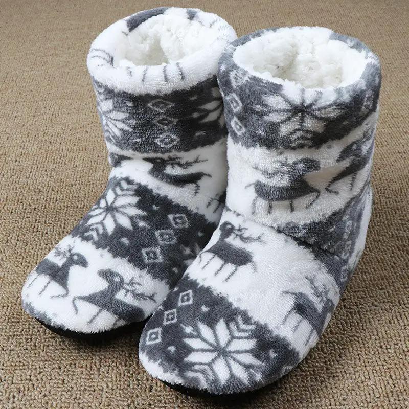 Women's Winter Fur Slipper Boots with Memory Foam