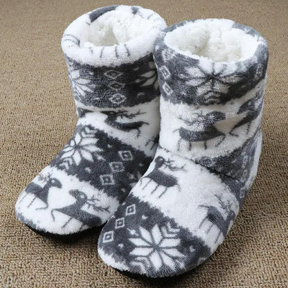 Women's Winter Fur Slipper Boots with Memory Foam