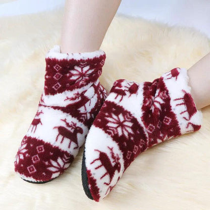 Women's Winter Fur Slipper Boots with Memory Foam