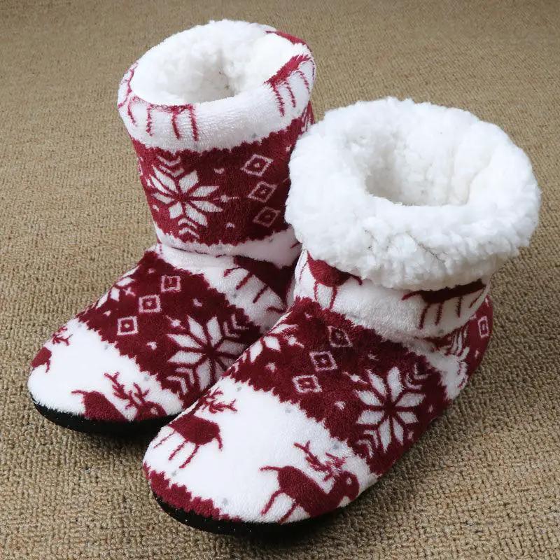Women's Winter Fur Slipper Boots with Memory Foam