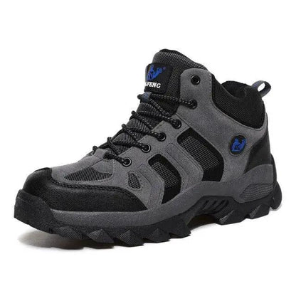 Winter Leather Boots for Men with Fur Warmth