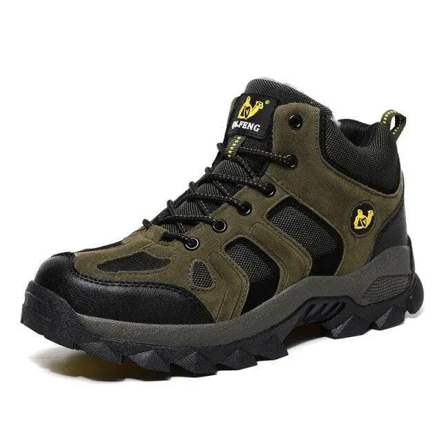 Winter Leather Boots for Men with Fur Warmth