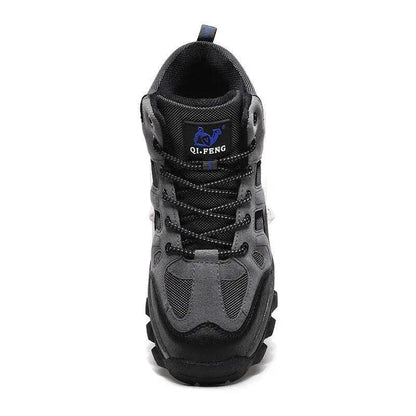 Winter Leather Boots for Men with Fur Warmth