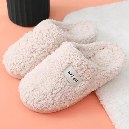 Winter Plush Cotton Slippers with Memory Foam