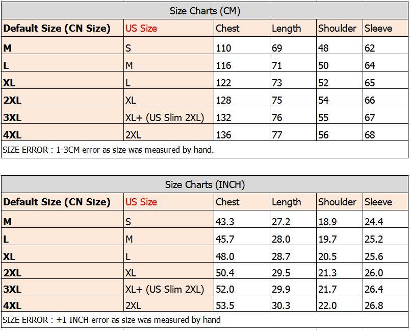 Stevvex Winter Tactical Fleece Jacket size charts CM & INCH chest shoulder sleeve M-4XL on Tampa Home & Garden Store