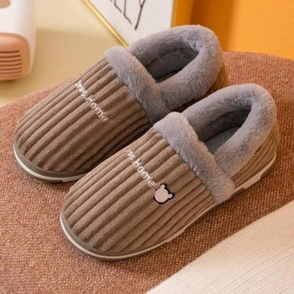 Winter Warm Cat Slippers for Women Non Slip
