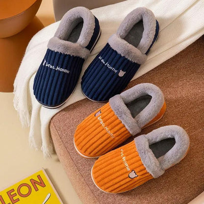 Winter Warm Cat Slippers for Women Non Slip