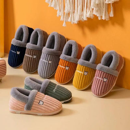 Winter Warm Cat Slippers for Women Non Slip