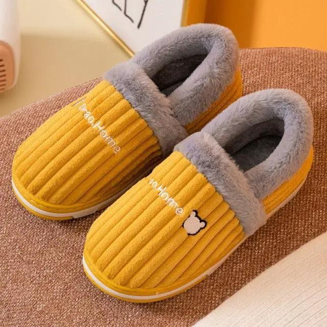 Winter Warm Cat Slippers for Women Non Slip