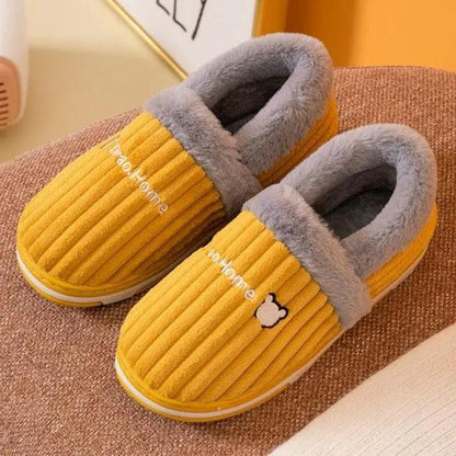 Winter Warm Cat Slippers for Women Non Slip