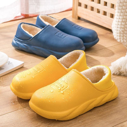 Cozy Plush and Memory Foam Winter Home Slippers