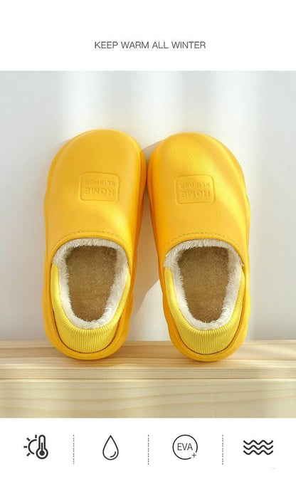 Cozy Plush and Memory Foam Winter Home Slippers