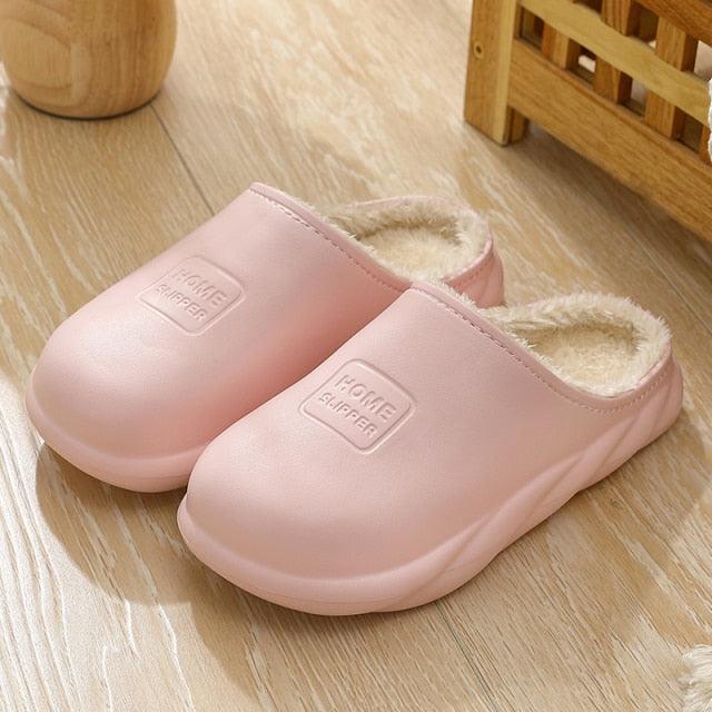 Cozy Plush and Memory Foam Winter Home Slippers