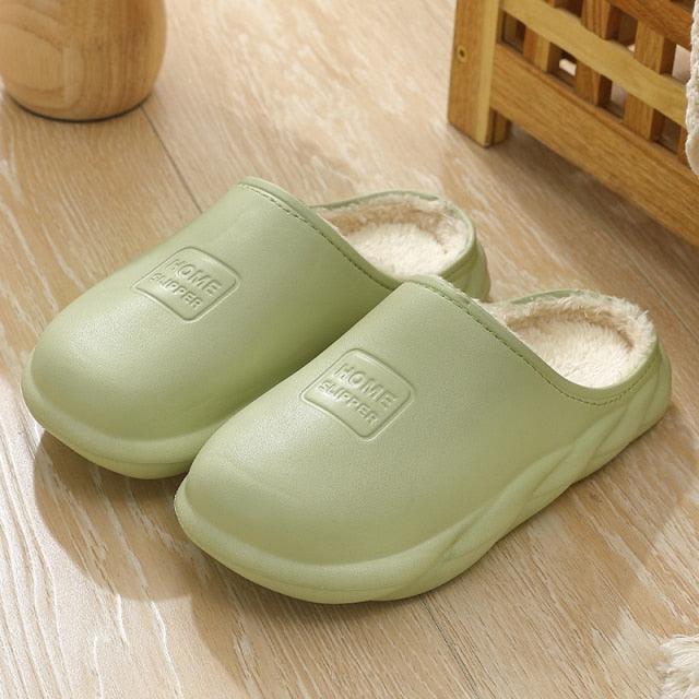 Cozy Plush and Memory Foam Winter Home Slippers
